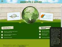 Tablet Screenshot of ambienteservizisrl.com